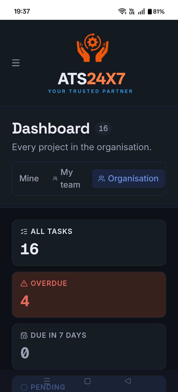 ATS Inventory mobile app